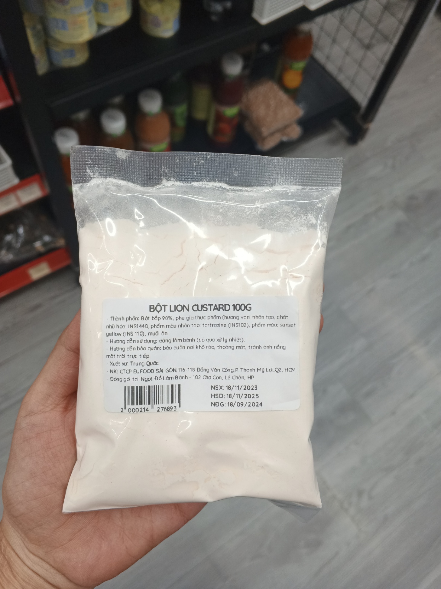 Bột Sư Tử Lion Custard 100g