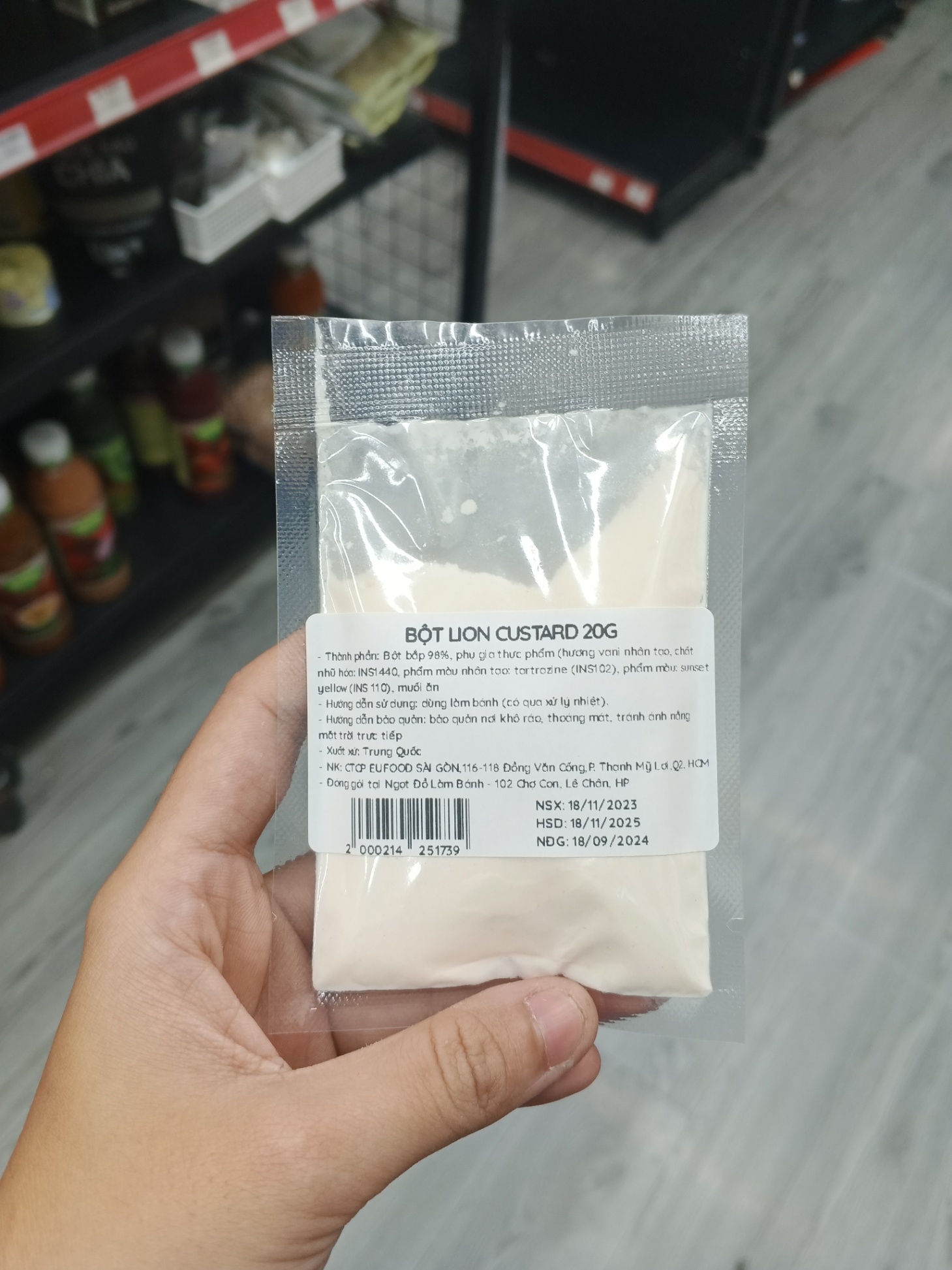 Bột Sư Tử Lion Custard - 20g