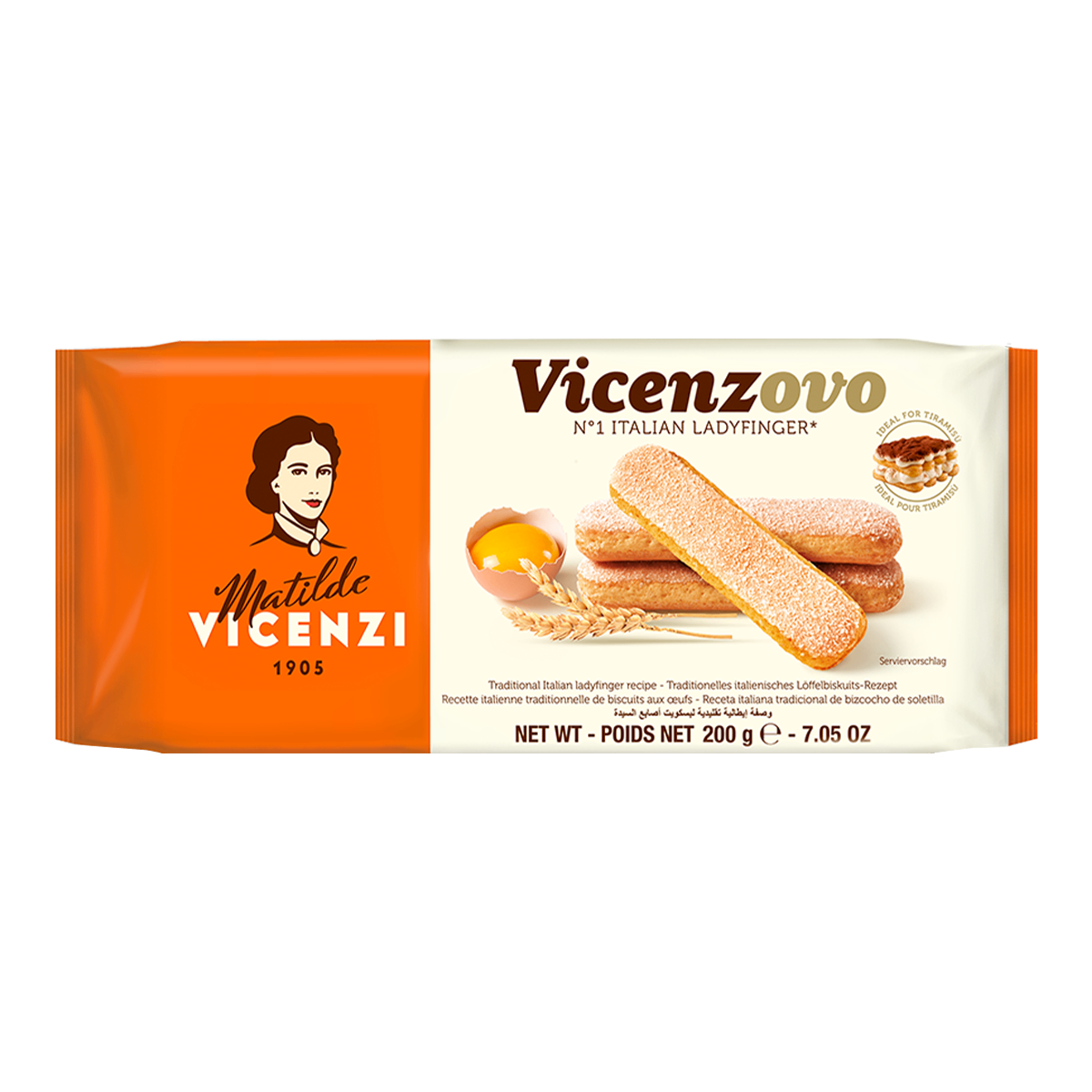 Bánh Sampa/Ladyfingers VICENZOVO gói 200g