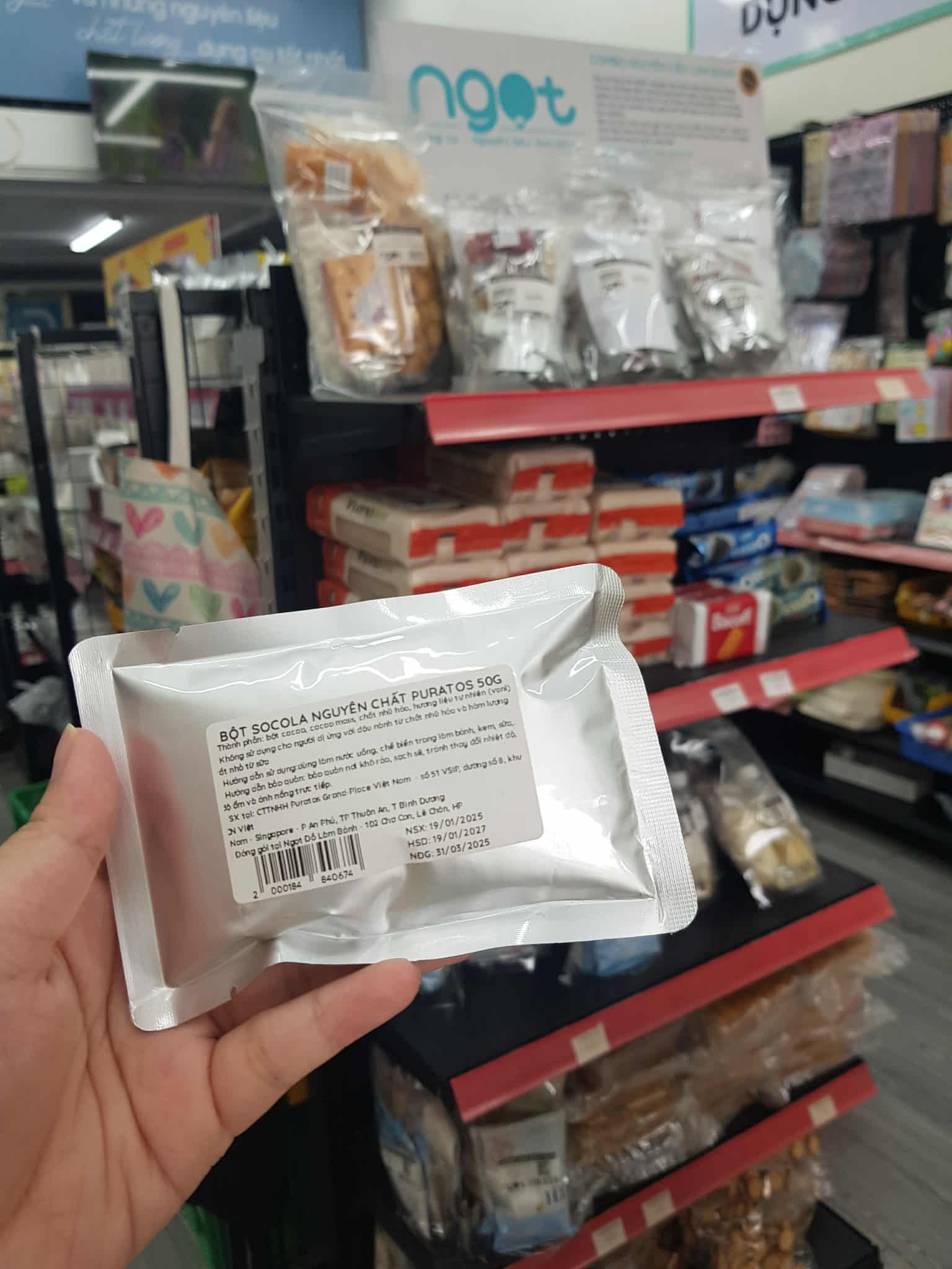 Bột Socola Nguyên Chất (Không Đường) Puratos - 50g