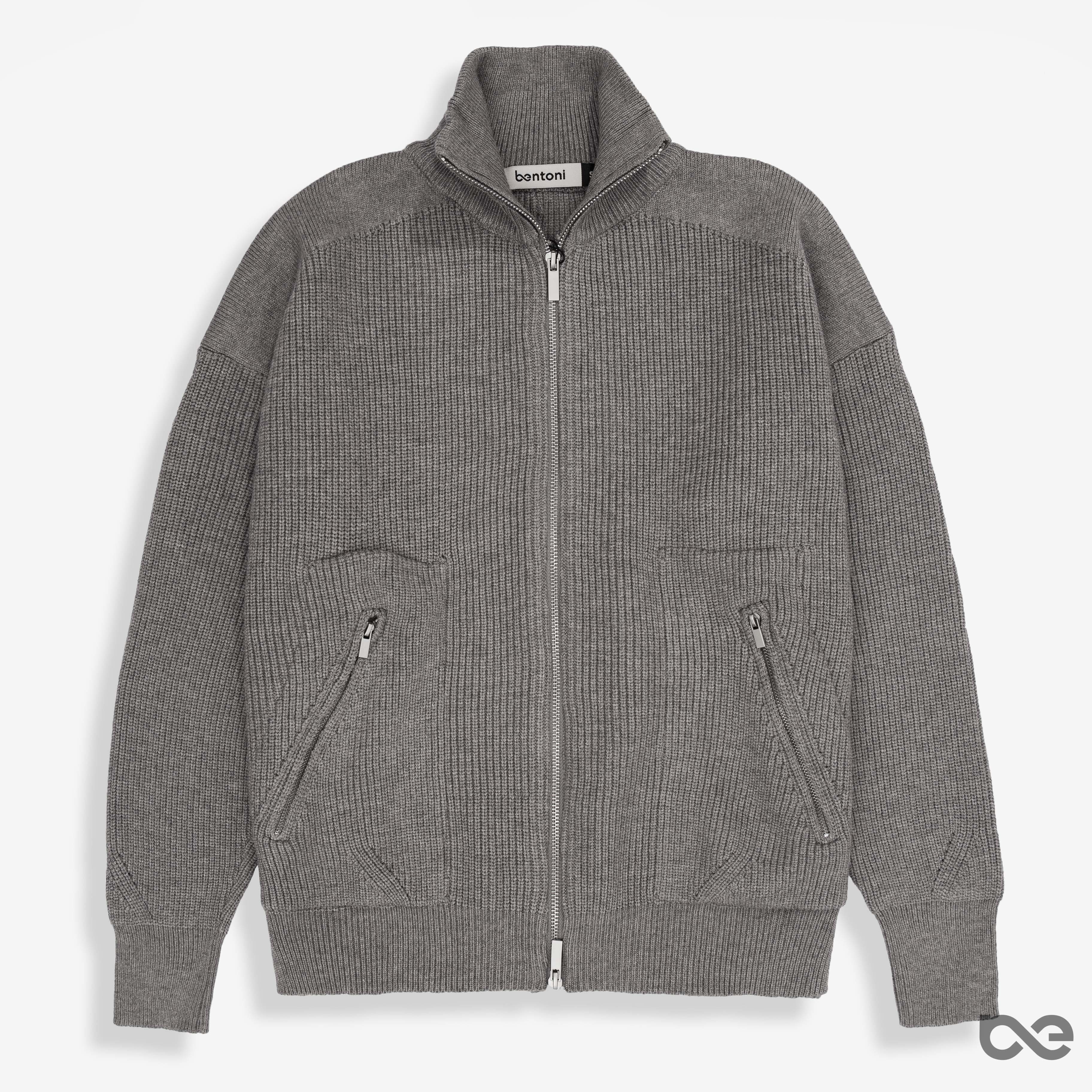 Wool Jacket | Xám (cao cổ)-FS - XL