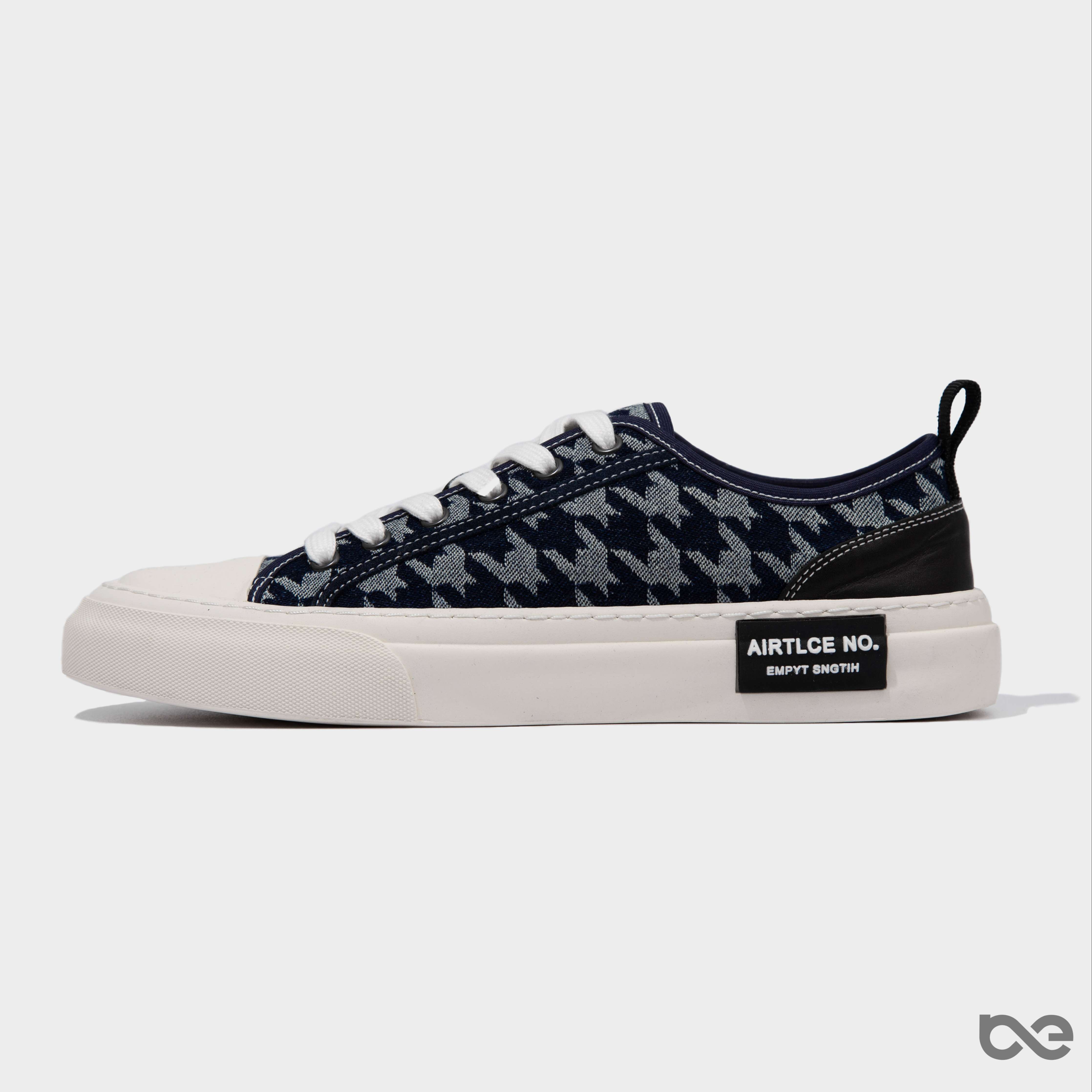 Houndstooth Sneaker | Xanh than