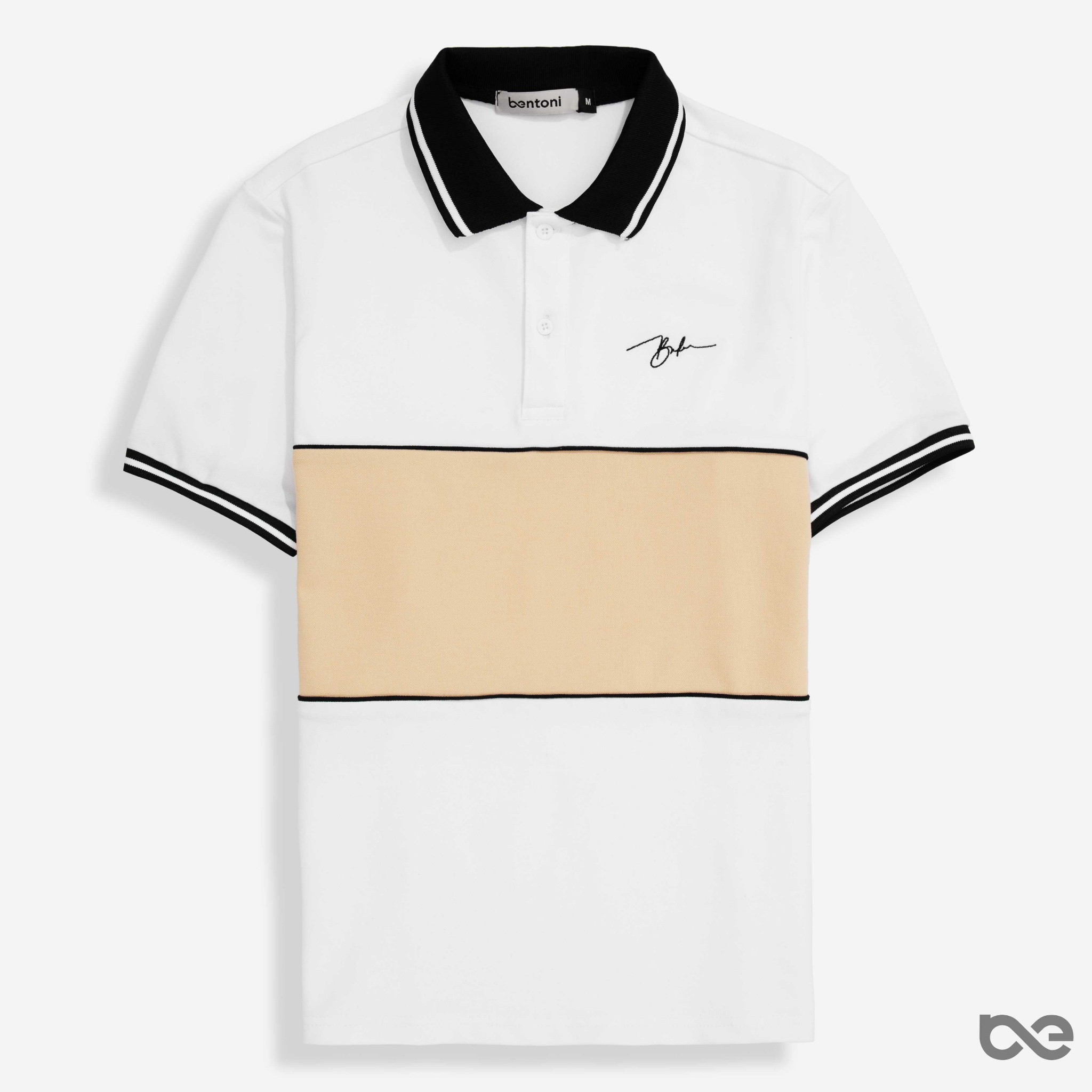 Sandy Polo | Trắng phối be