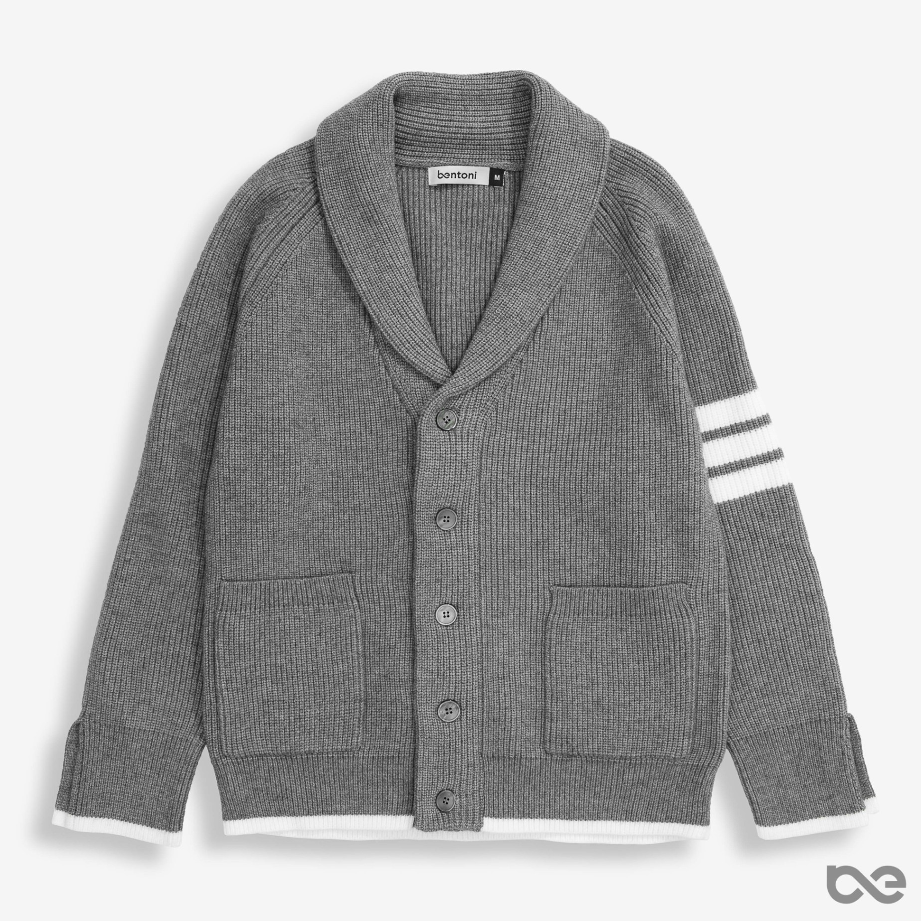 Dandy Cardigan | Ghi tay sọc trắng - FS