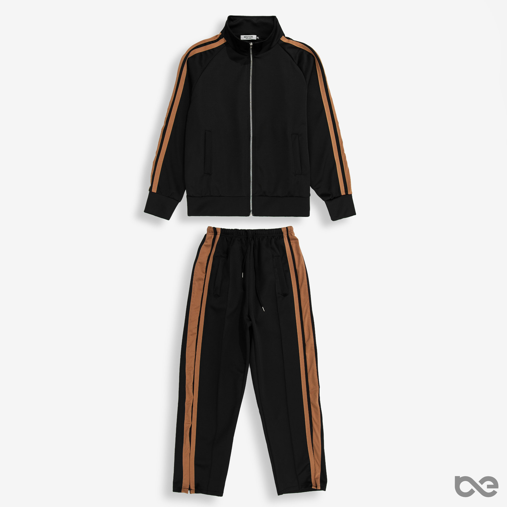 Zone Suit | Đen viền nâu