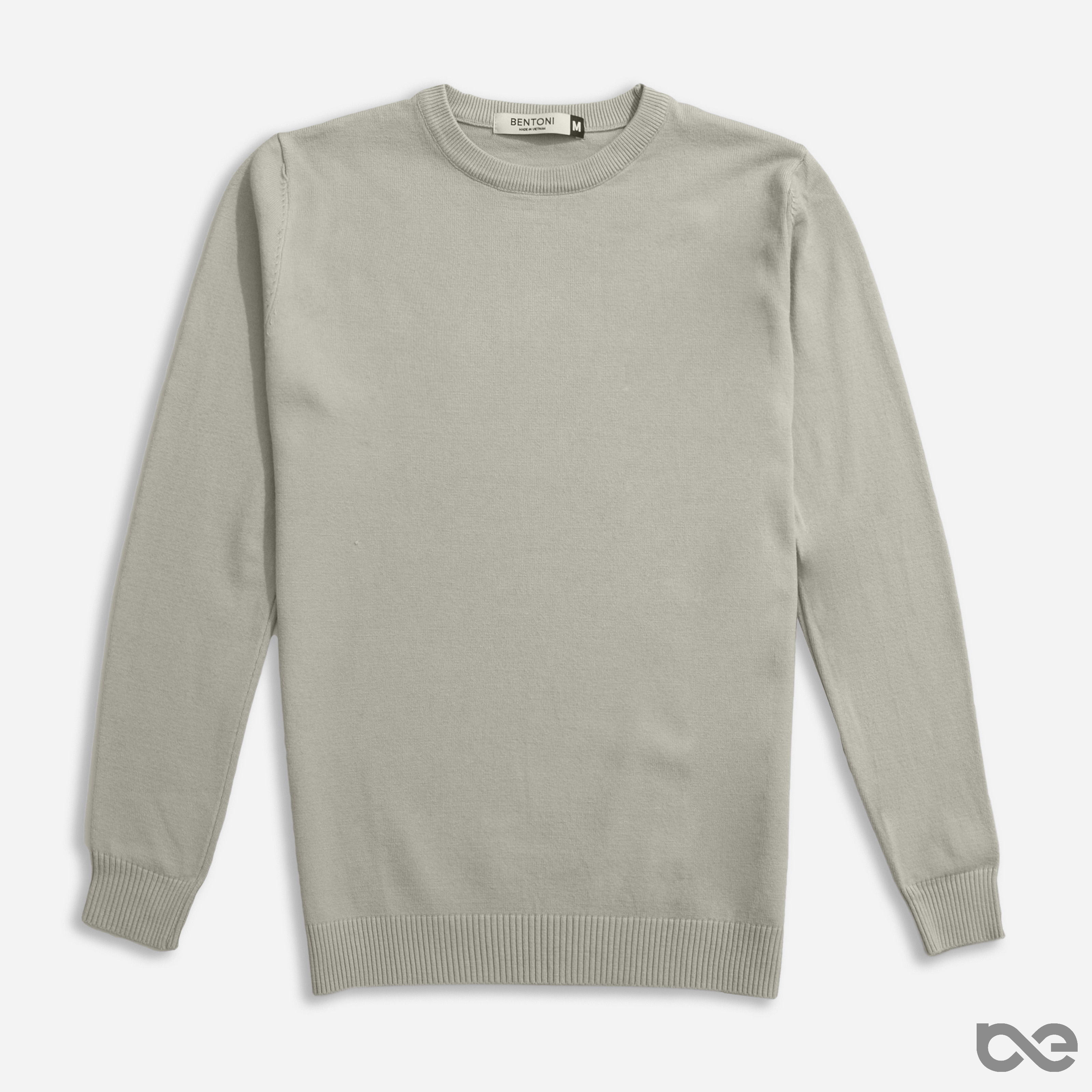 Knit Sweater | Len ghi trơn