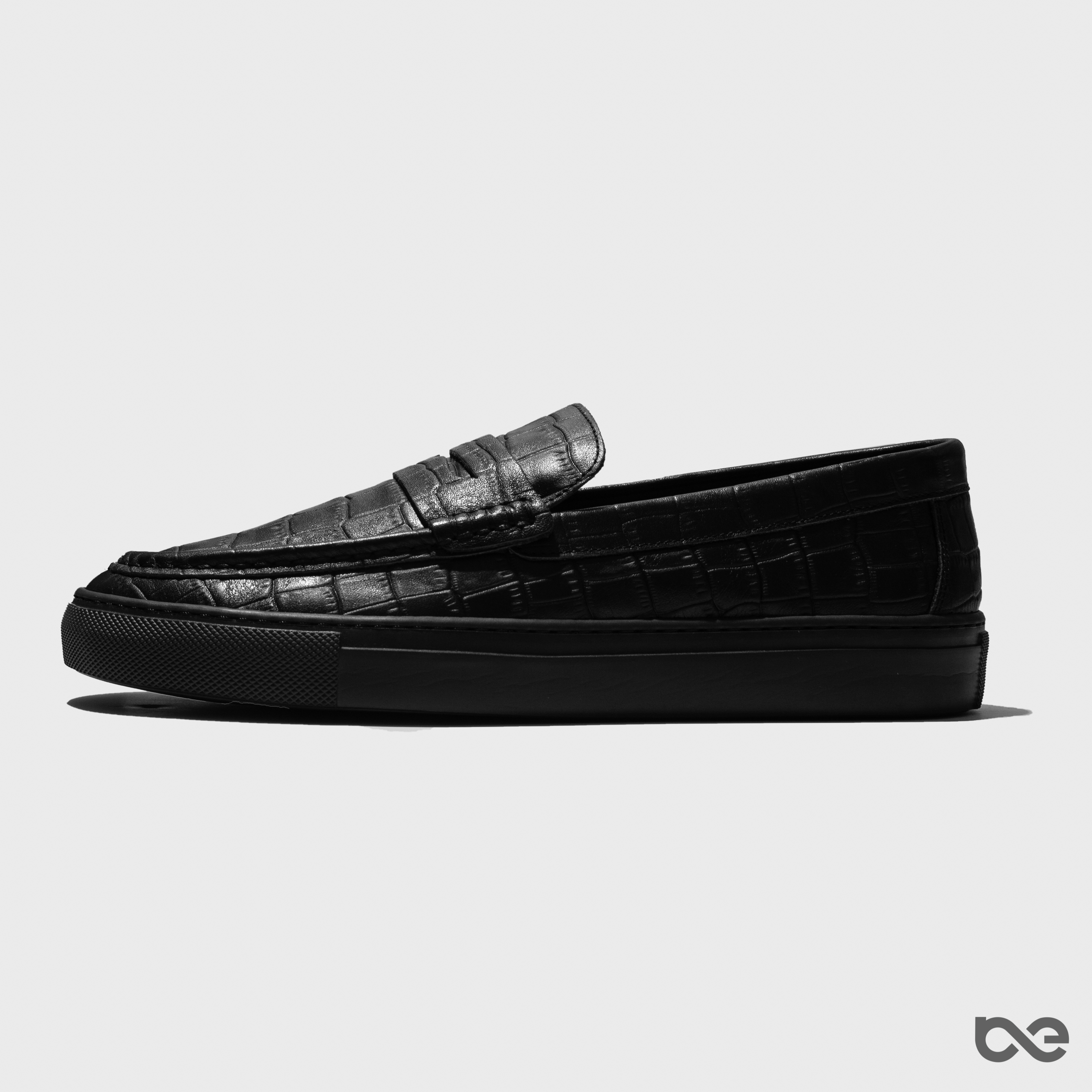 Croco Slip-on 2.0 | Đen đế đen