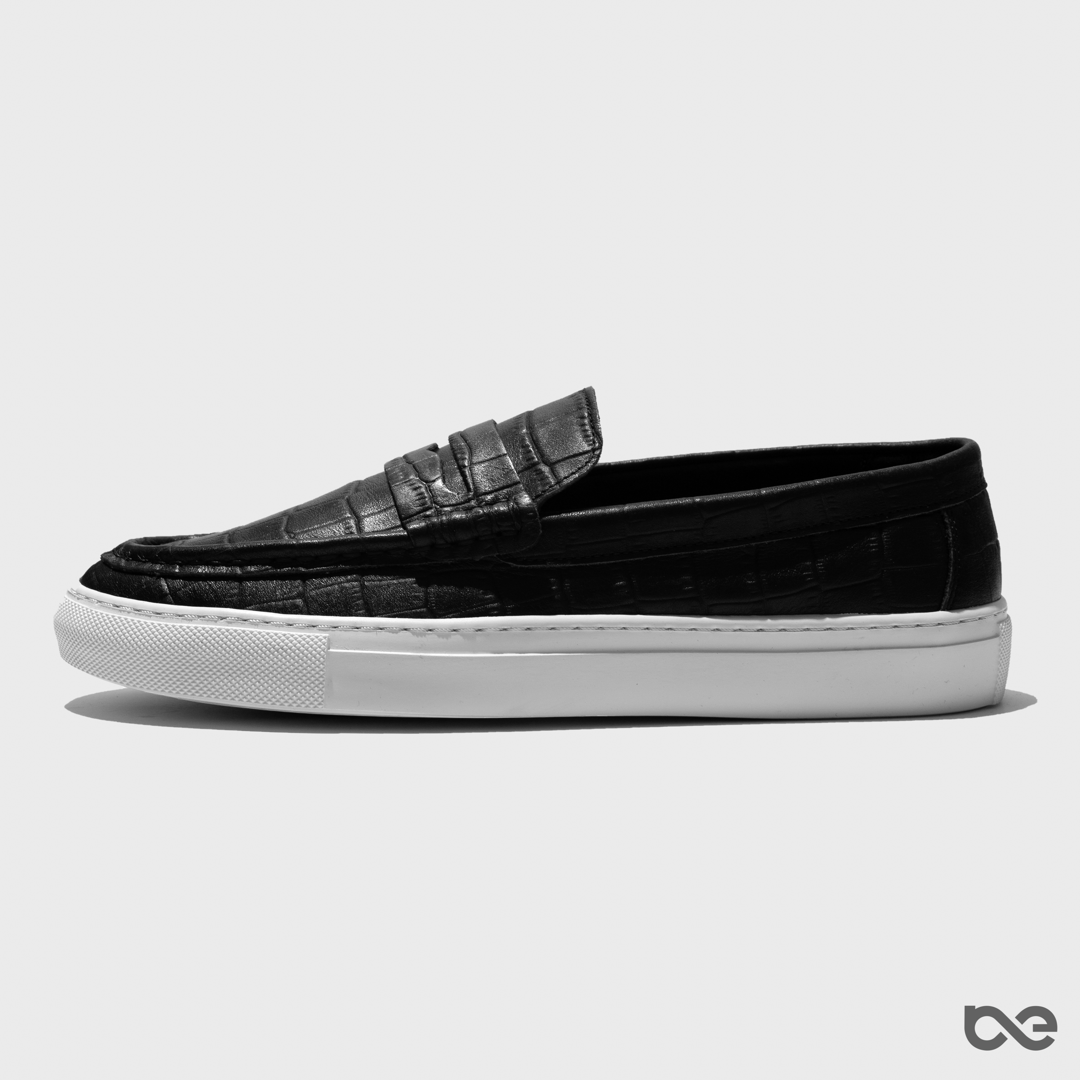 Croco Slip-on 2.0 | Đen đế trắng tinh - FS
