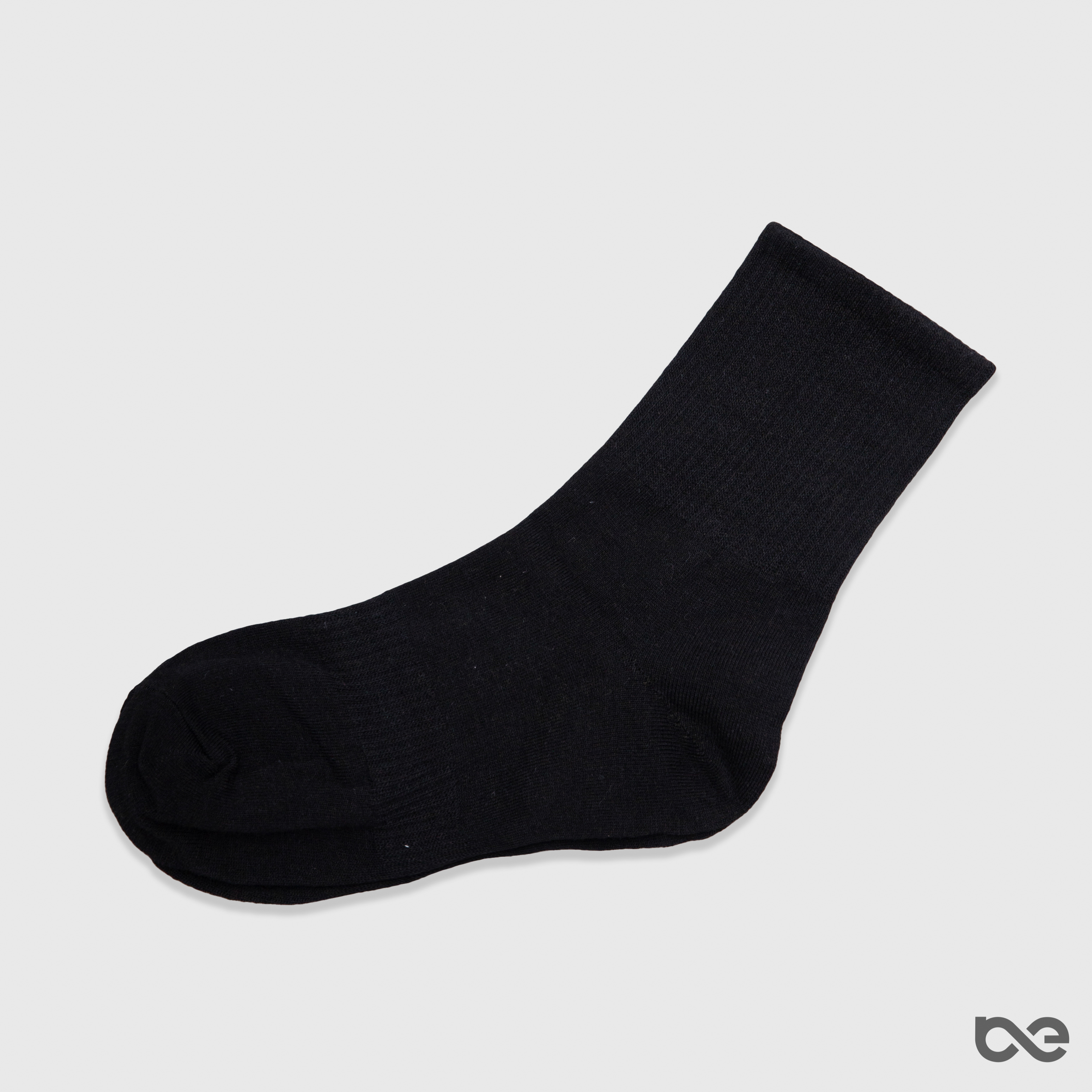 Tất nam cổ cao Cotton - Đen