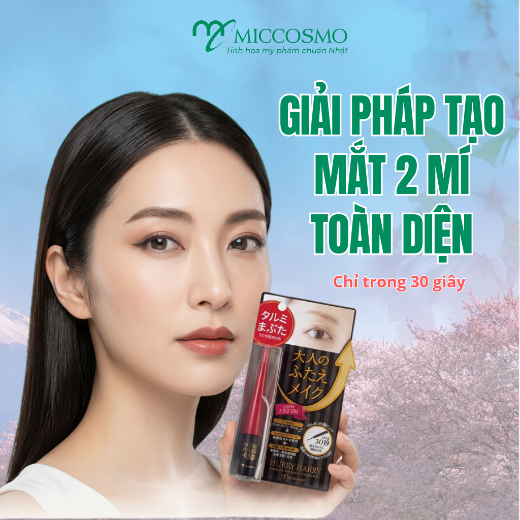 Keo tạo mí Hurry Harry Premium Double Eyelid Maker: Giải pháp tạo mắt hai mí trong 30 giây