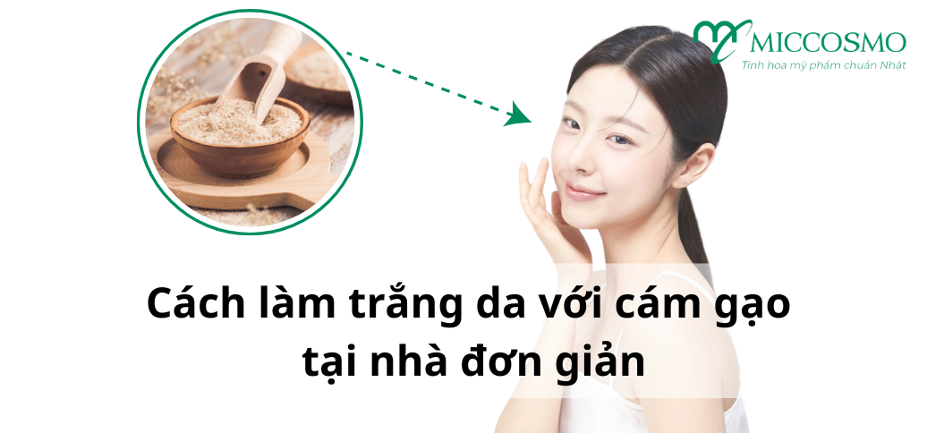 Cách làm trắng da với cám gạo tại nhà đơn giản