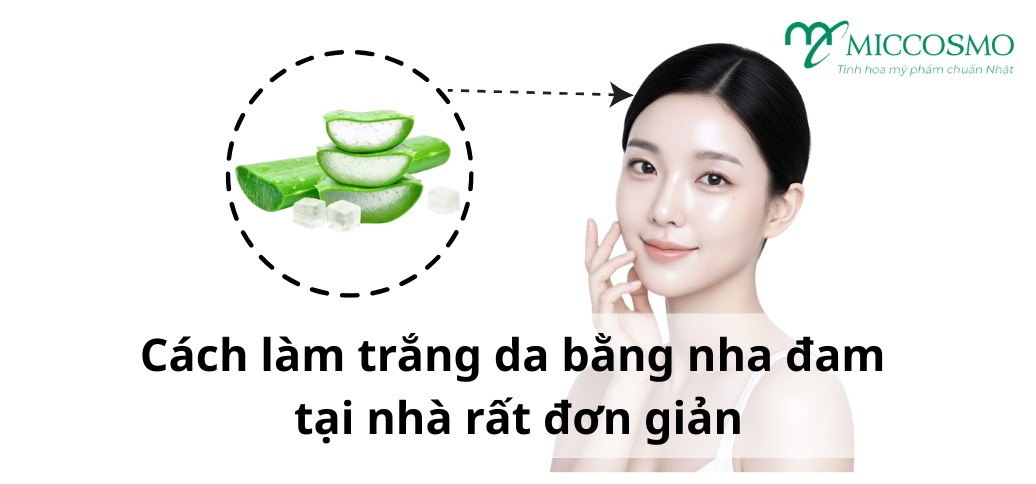 Cách làm trắng da bằng nha đam tại nhà rất đơn giản