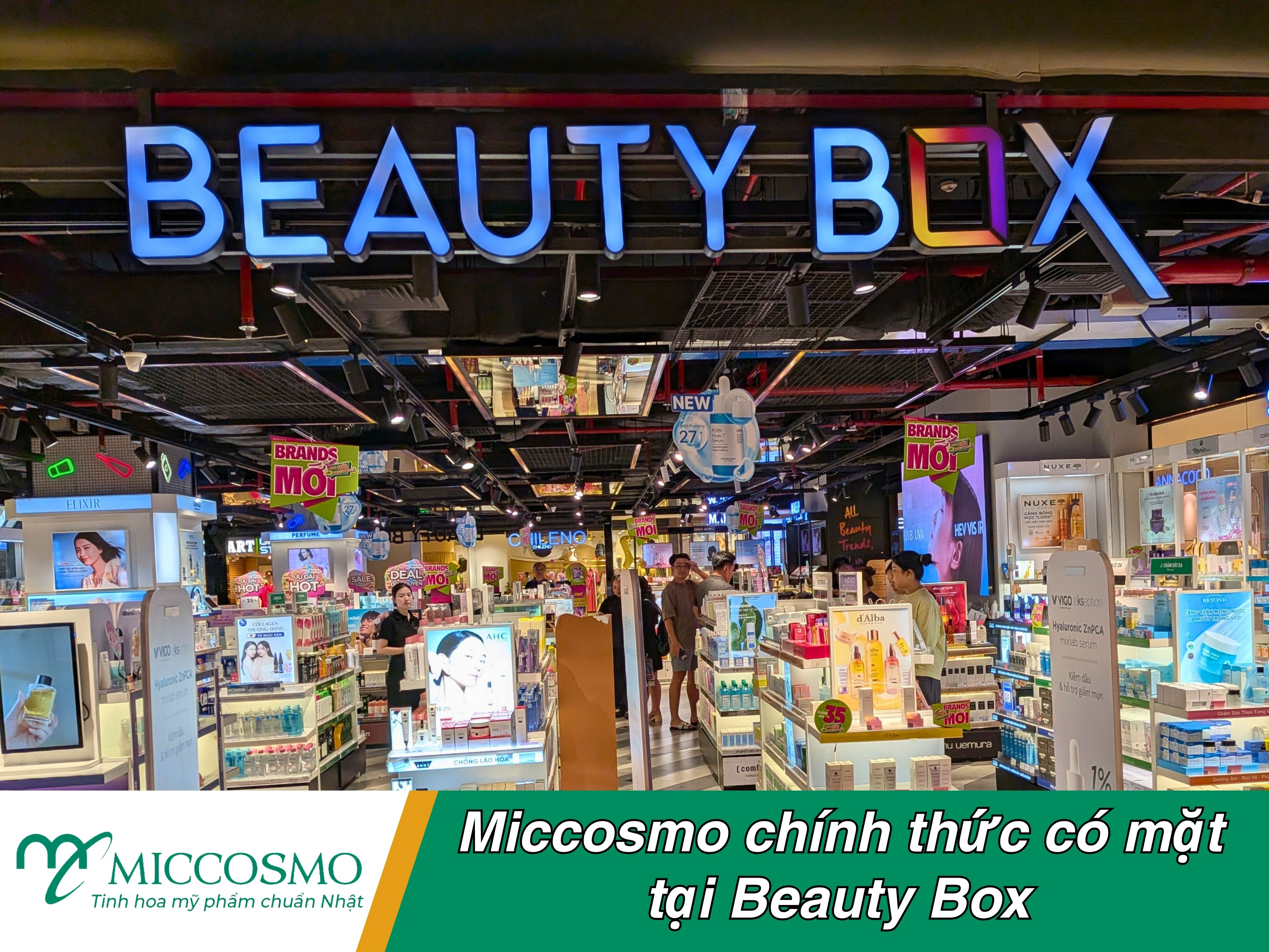 Miccosmo Chính Thức Có Mặt Tại Hệ Thống Beautybox - Đưa Tinh Hoa Mỹ Phẩm Nhật Đến Gần Hơn Phụ Nữ Việt