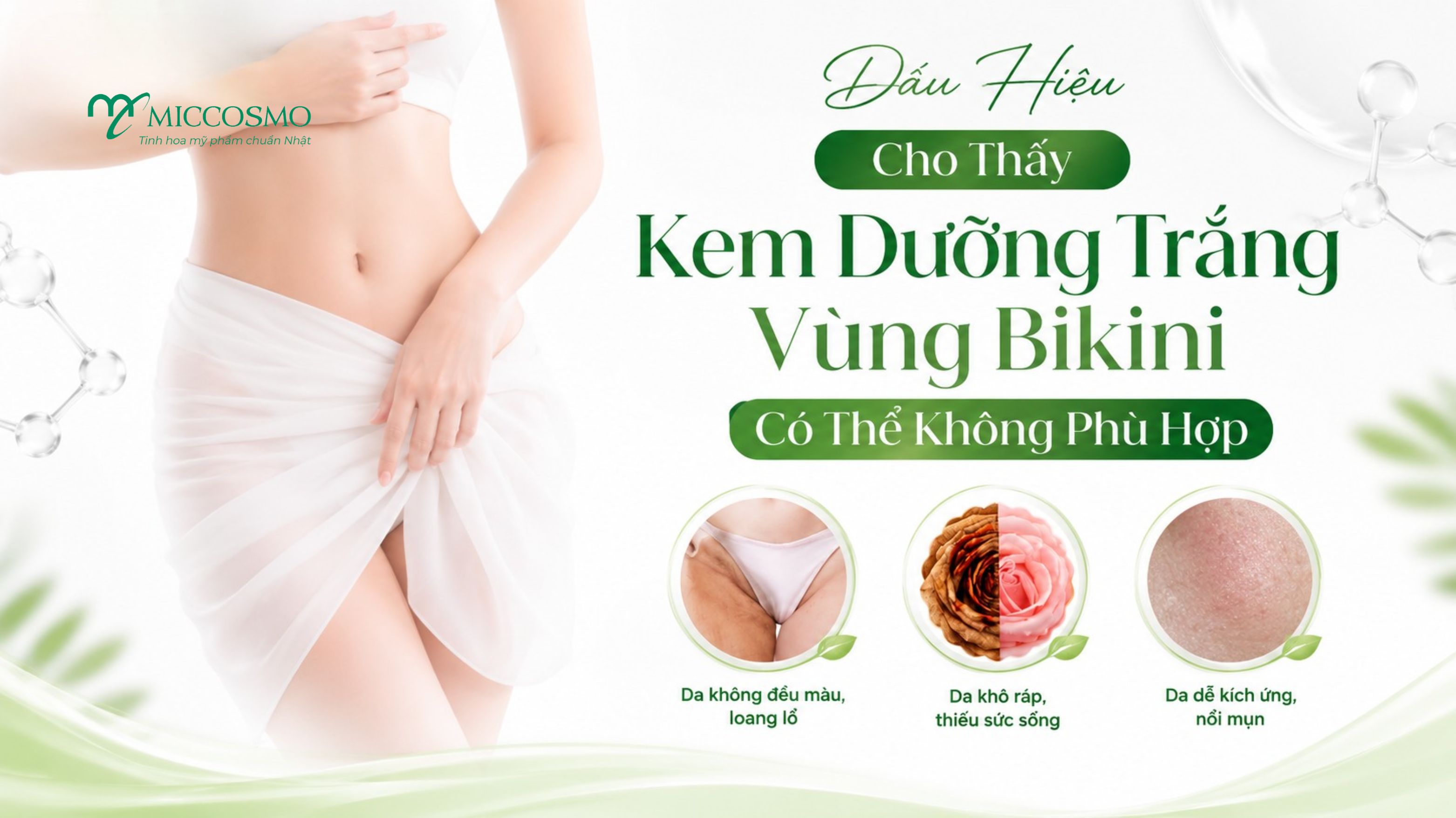 4 Tiêu Chí Chọn Kem Dưỡng Trắng Vùng Bikini Không Gây Kích Ứng