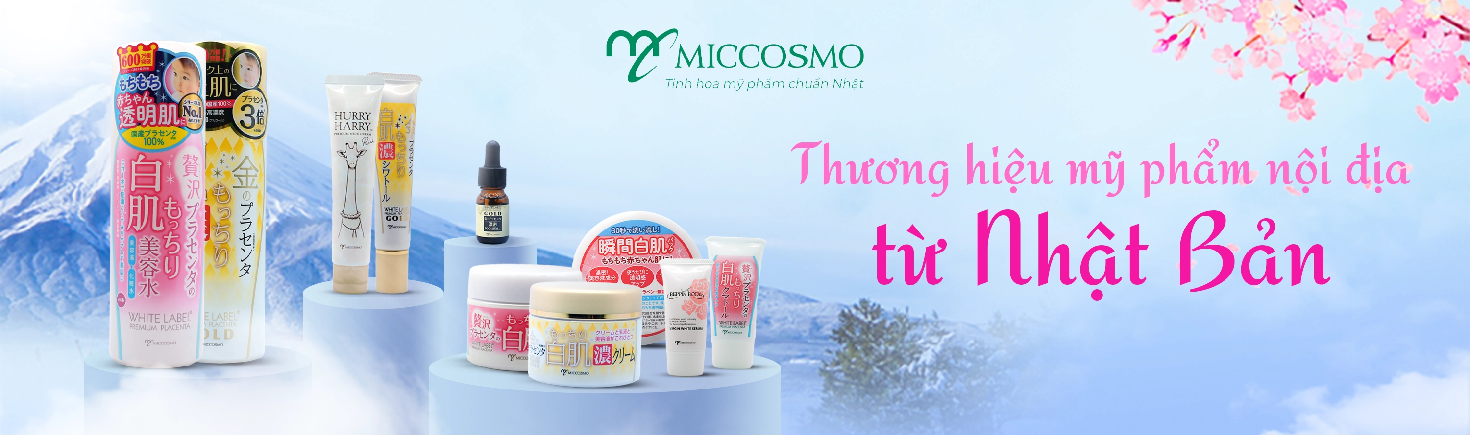 Slide 1: White Label núi phú sĩ