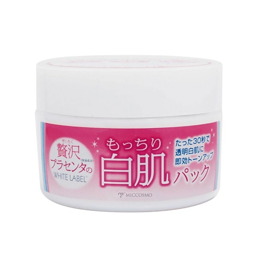 MICCOSMO WHITE LABEL PREMIUM PLACENTA PACK 130g - MẶT NẠ RỬA TRÔI HỖ TRỢ DƯỠNG SÁNG