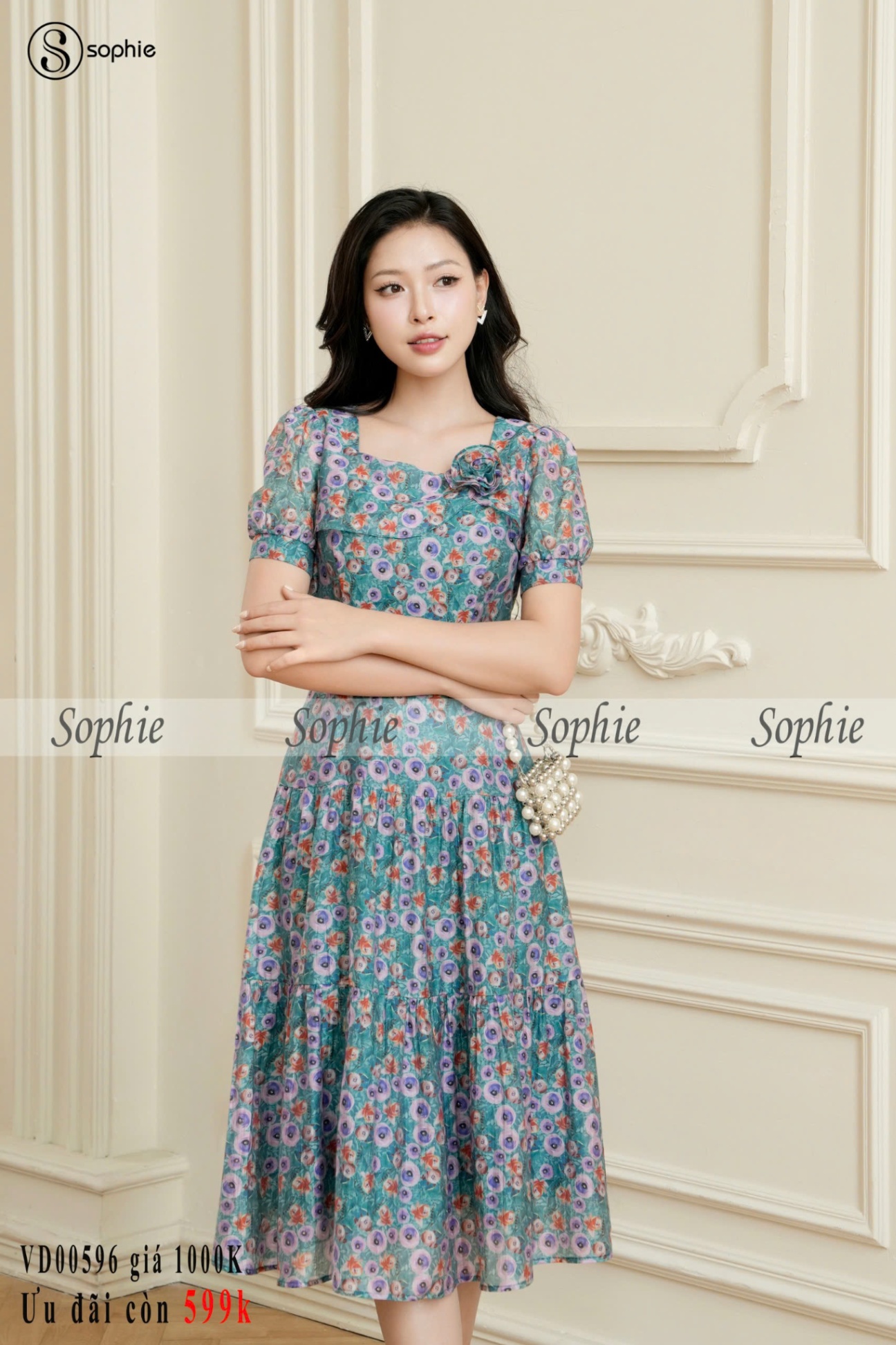 Váy đầm SVD00596 Hoa