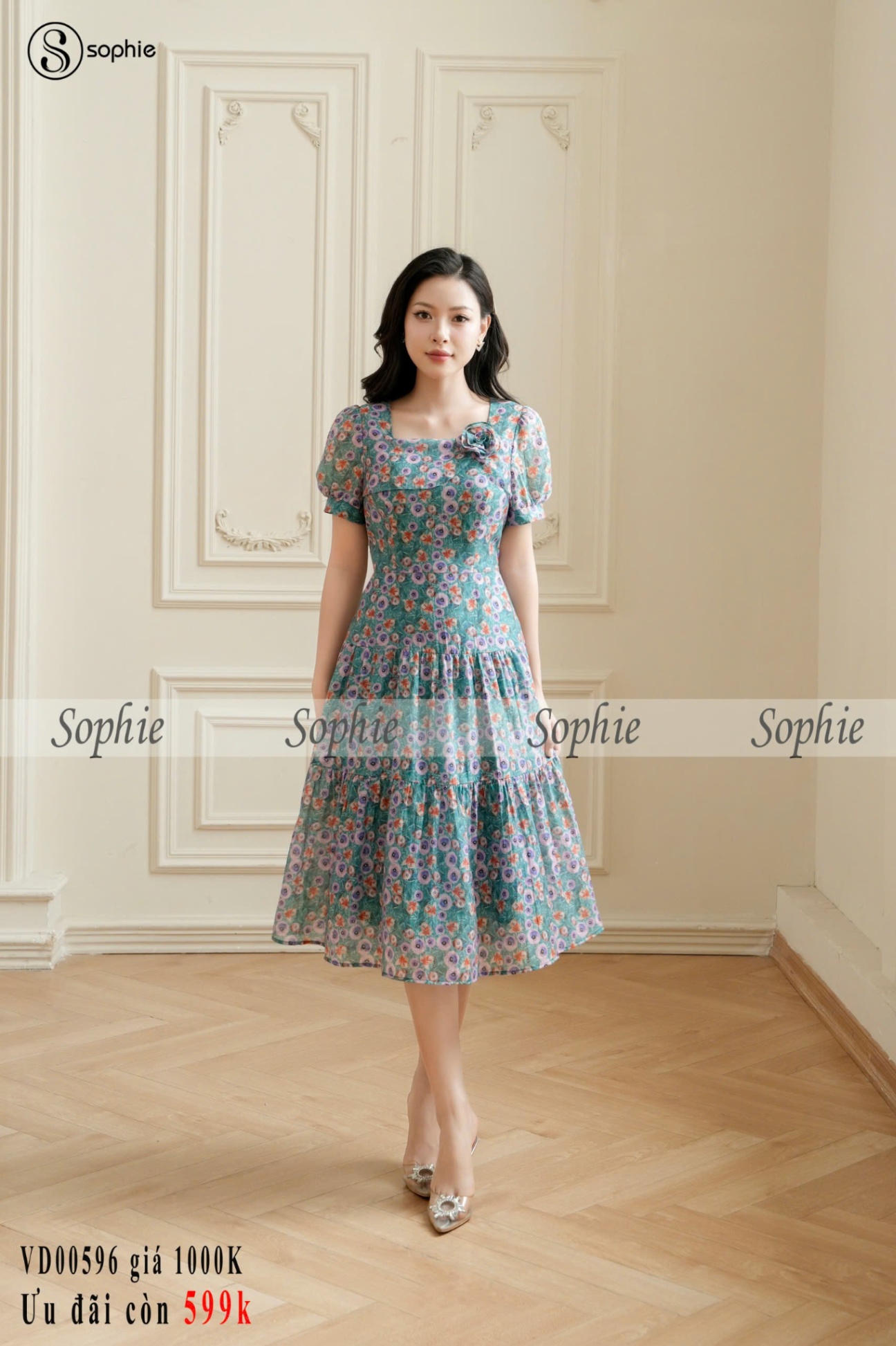 Váy đầm SVD00596 Hoa