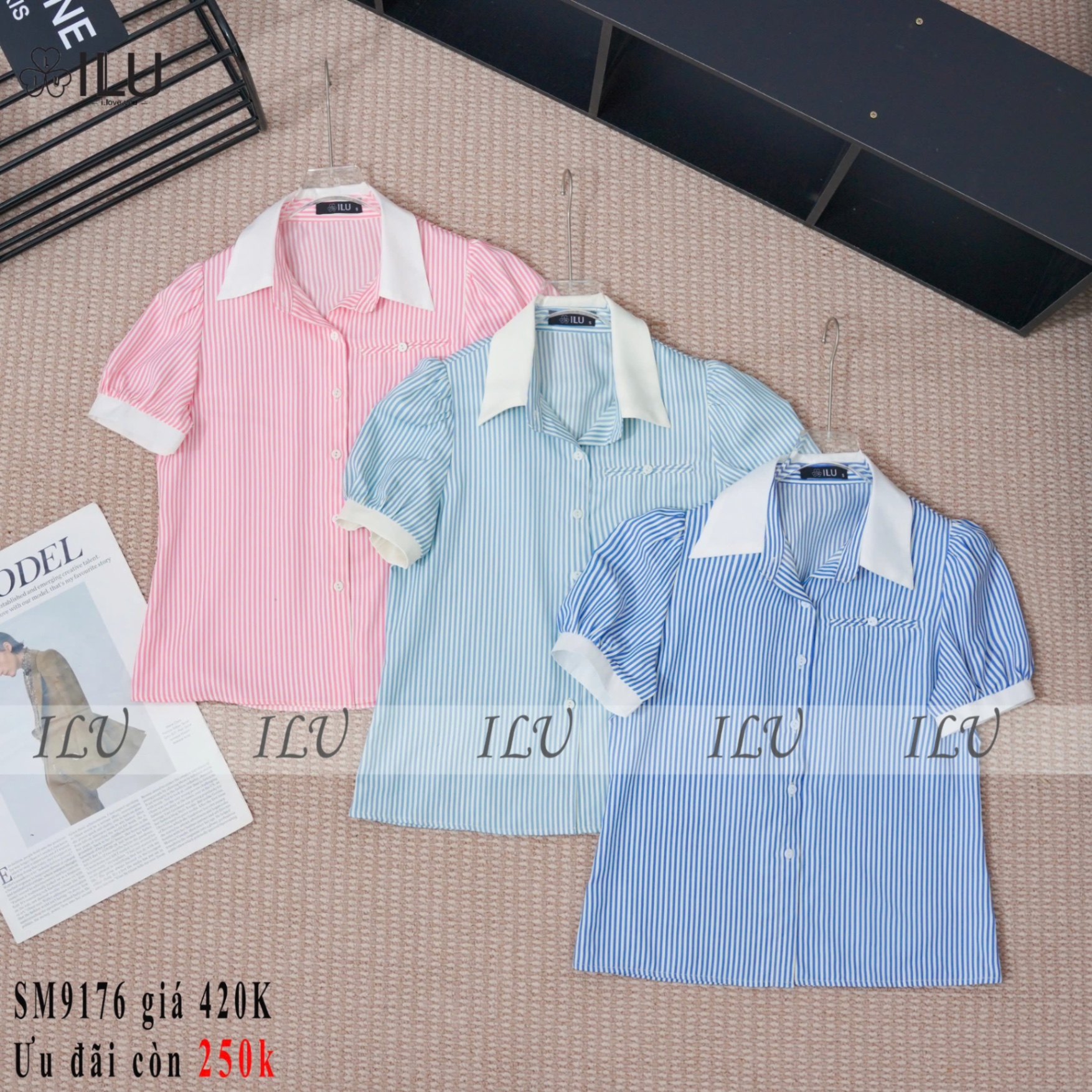 Sơ mi CT2_ISM9176 kẻ