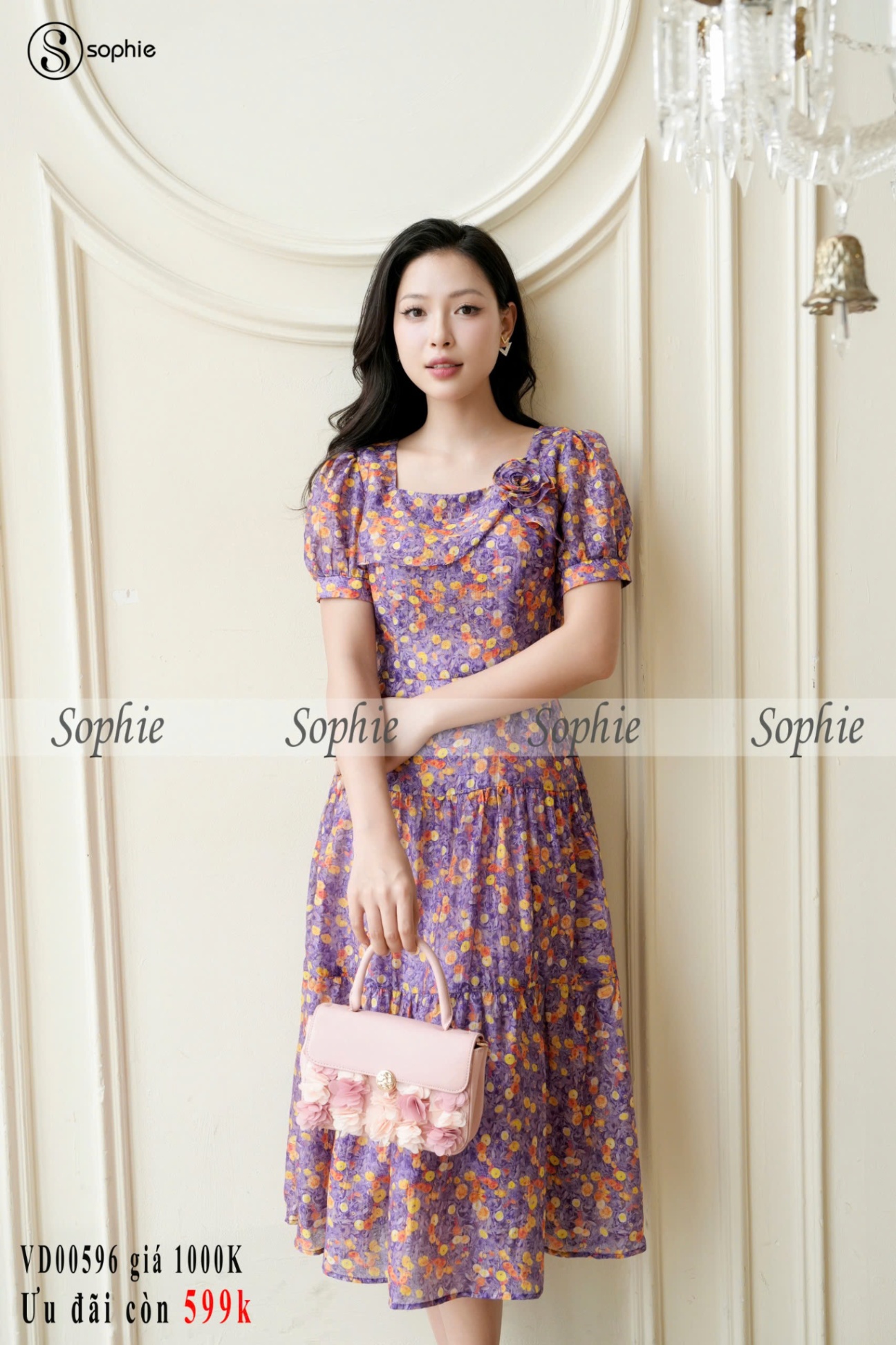 Váy đầm SVD00596 Hoa