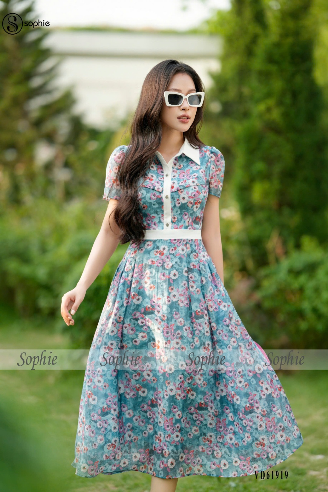 Váy đầm SVD61919 Hoa