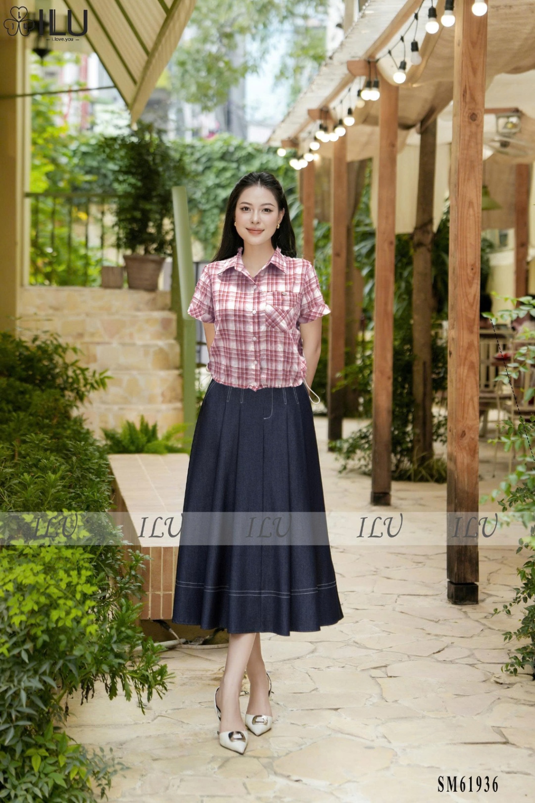 Sơ mi ISM61936 Kẻ