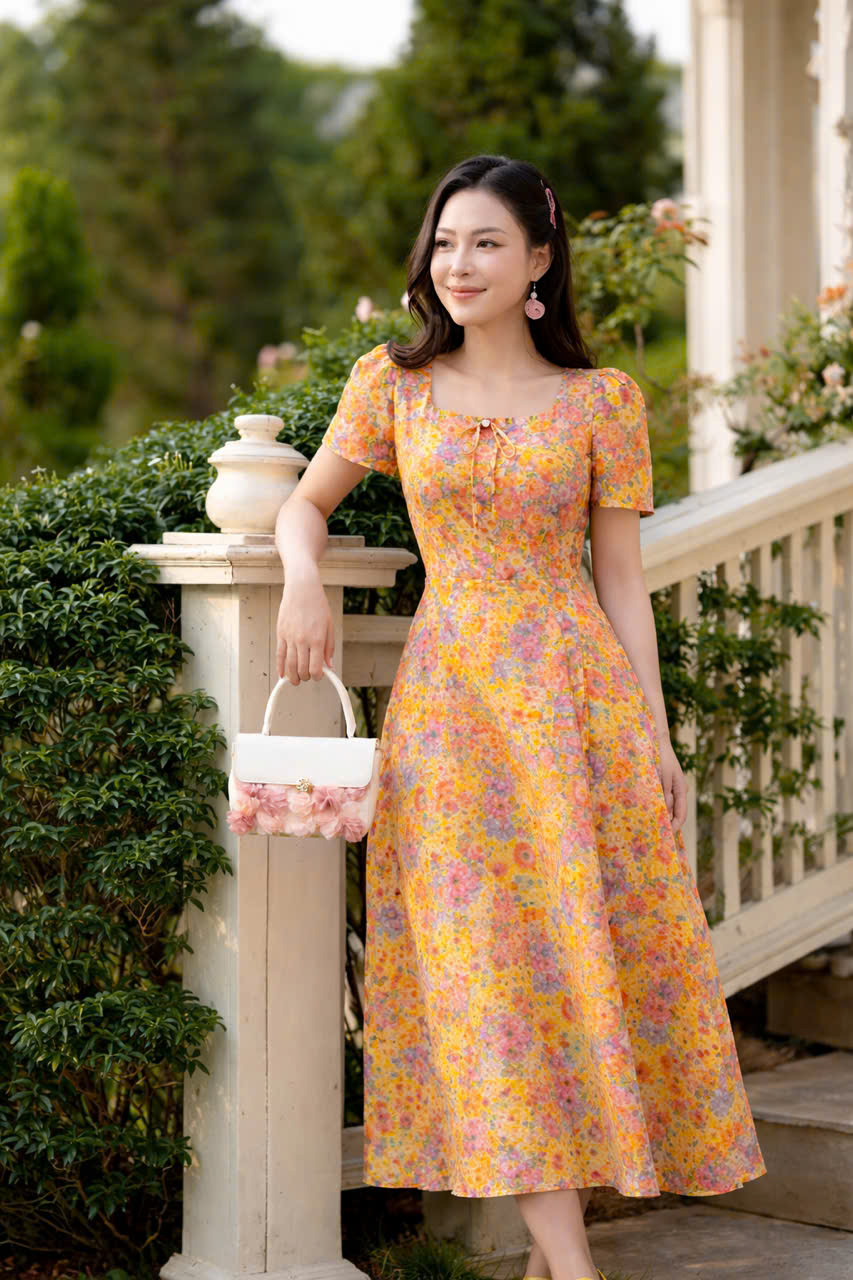 Váy đầm(Đ)_VD50286 Hoa