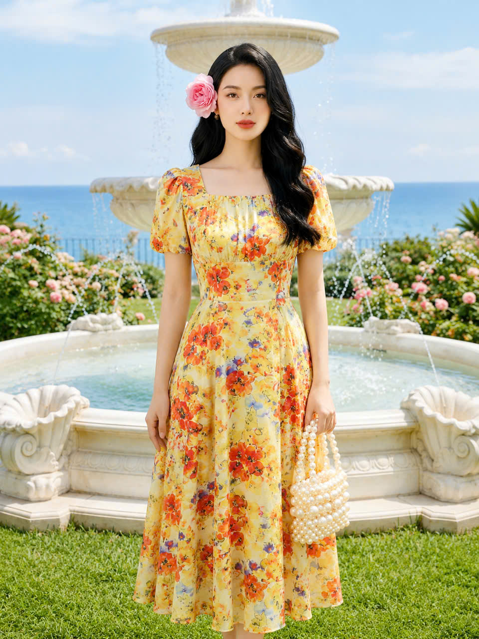 Váy đầm BL_VD62001 Hoa