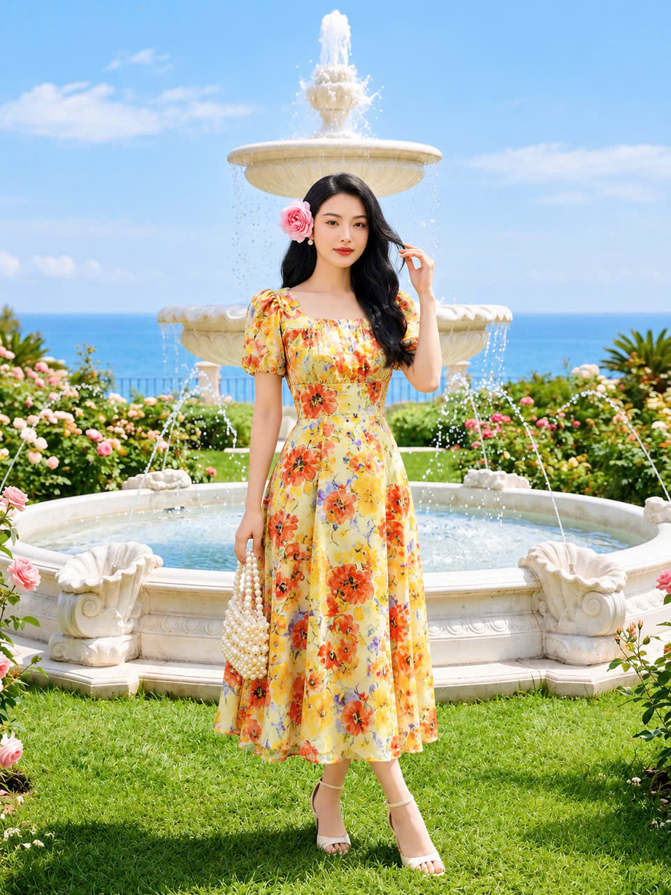 Váy đầm BL_VD62001 Hoa