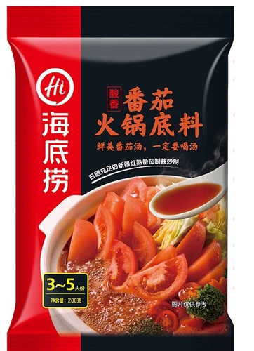 J026 Nước lẩu cà chua 海底撈番茄火鍋底料 200g