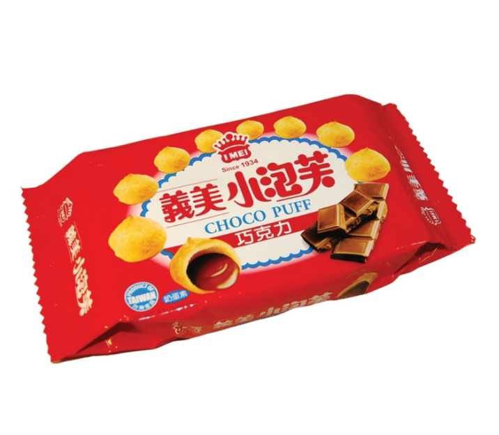 Bánh puff vị sôcola 義美巧克力小泡芙