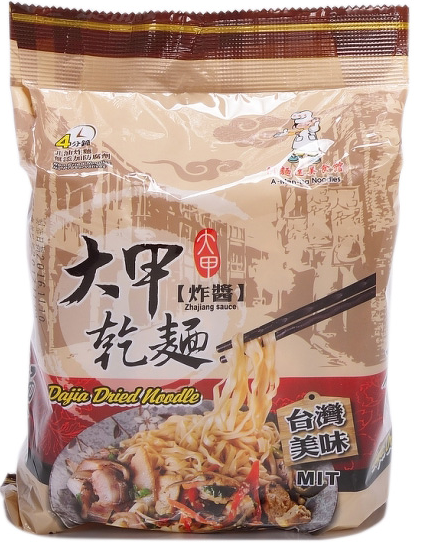 V317 Mì trộn tương mè DaJia 大甲乾麵-麻醬 4pcs