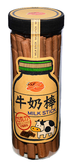 A9218 Bánh quy sữa vị sôcôla SSY 牛奶棒-巧克力 200g