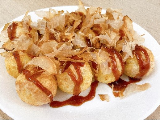 CB867 Bánh  bạch tuộc takoyaki 小胖妹章魚燒小丸子 1SET