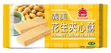 V610 Bánh quy sandwich đậu phụng 義美夾心酥-花生口味 152g