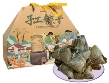 CB803-6 Bánh chưng nấm chay 香菇花生素火腿粽禮盒 6粒裝