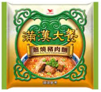V3091 Mì heo hành nướng 滿漢大餐蔥燒豬肉 193g*1