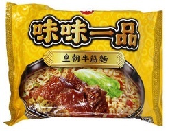 J2141 Mì gân bò VD (gói) 味味一品皇朝牛筋麵 177g*1