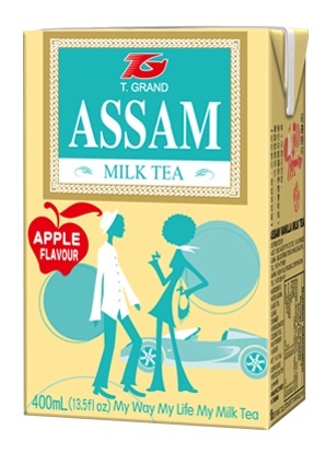 V728 Trà sữa táo Assam TG 匯竑阿薩姆-蘋果奶茶 400ml