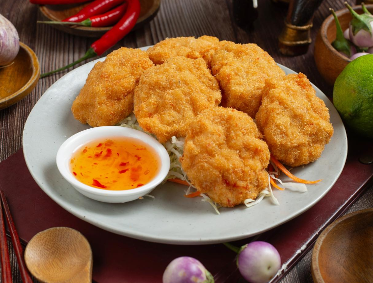 CB3004 Bánh tôm chiên 金錢蝦餅 300g