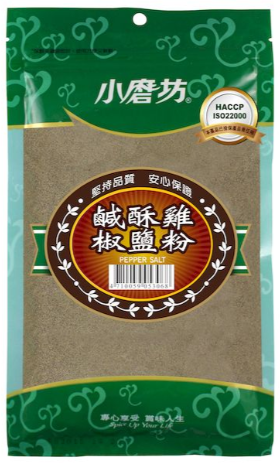J410 Muối tiêu Đài Loan TE 小磨坊鹽酥雞椒鹽粉(袋裝) 300g