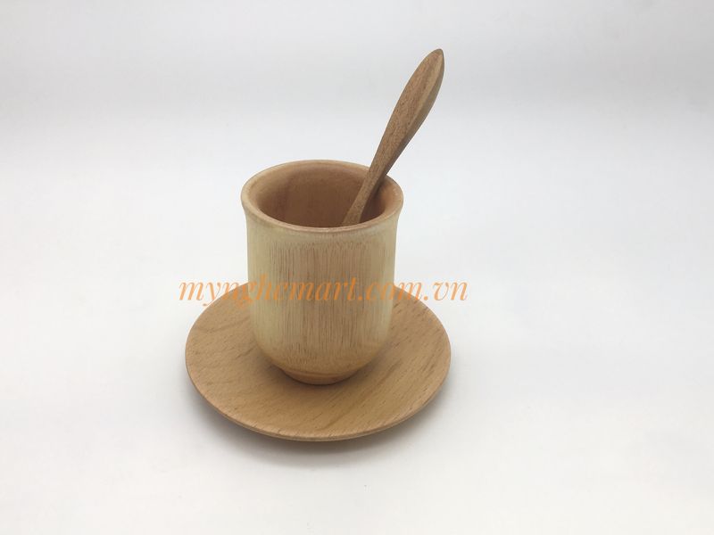 Lót Cốc Gỗ Beech (Phi 11cm)-LLG04