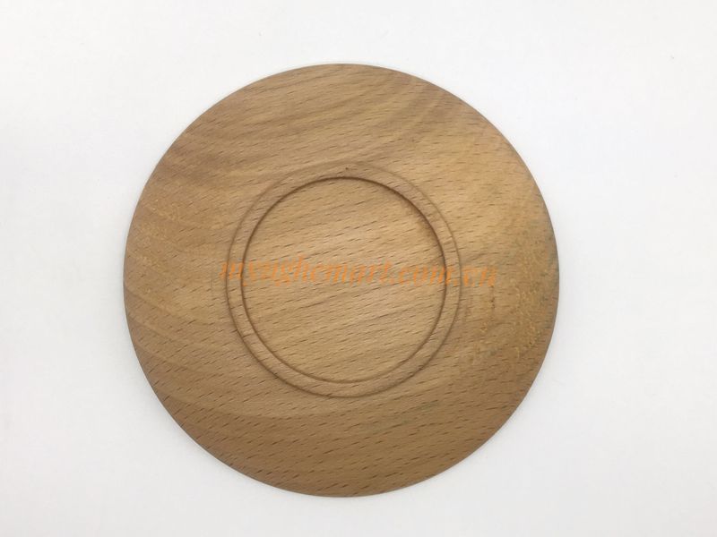 Lót Cốc Gỗ Beech (Phi 10cm)-LLG02