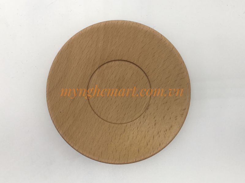 Lót Cốc Gỗ Beech (Phi 11cm)-LLG09