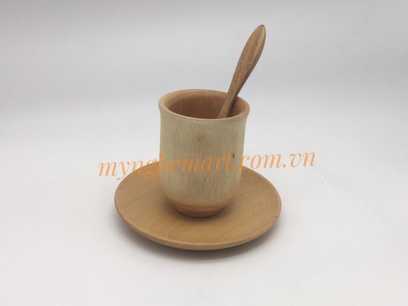 Lót Cốc Gỗ Beech (Phi 12cm)-LLG10