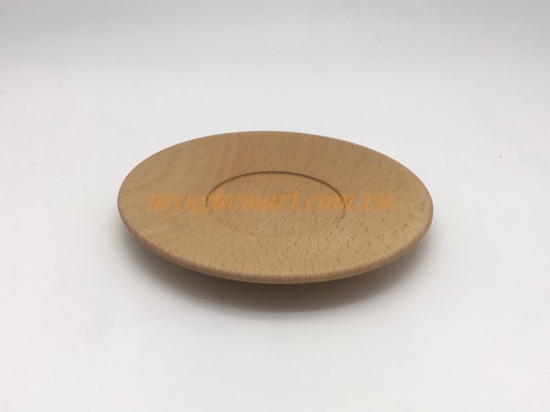 Lót Cốc Gỗ Beech (Phi 11cm)-LLG09