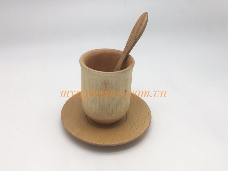 Lót Cốc Gỗ Beech (Phi 11cm)-LLG09