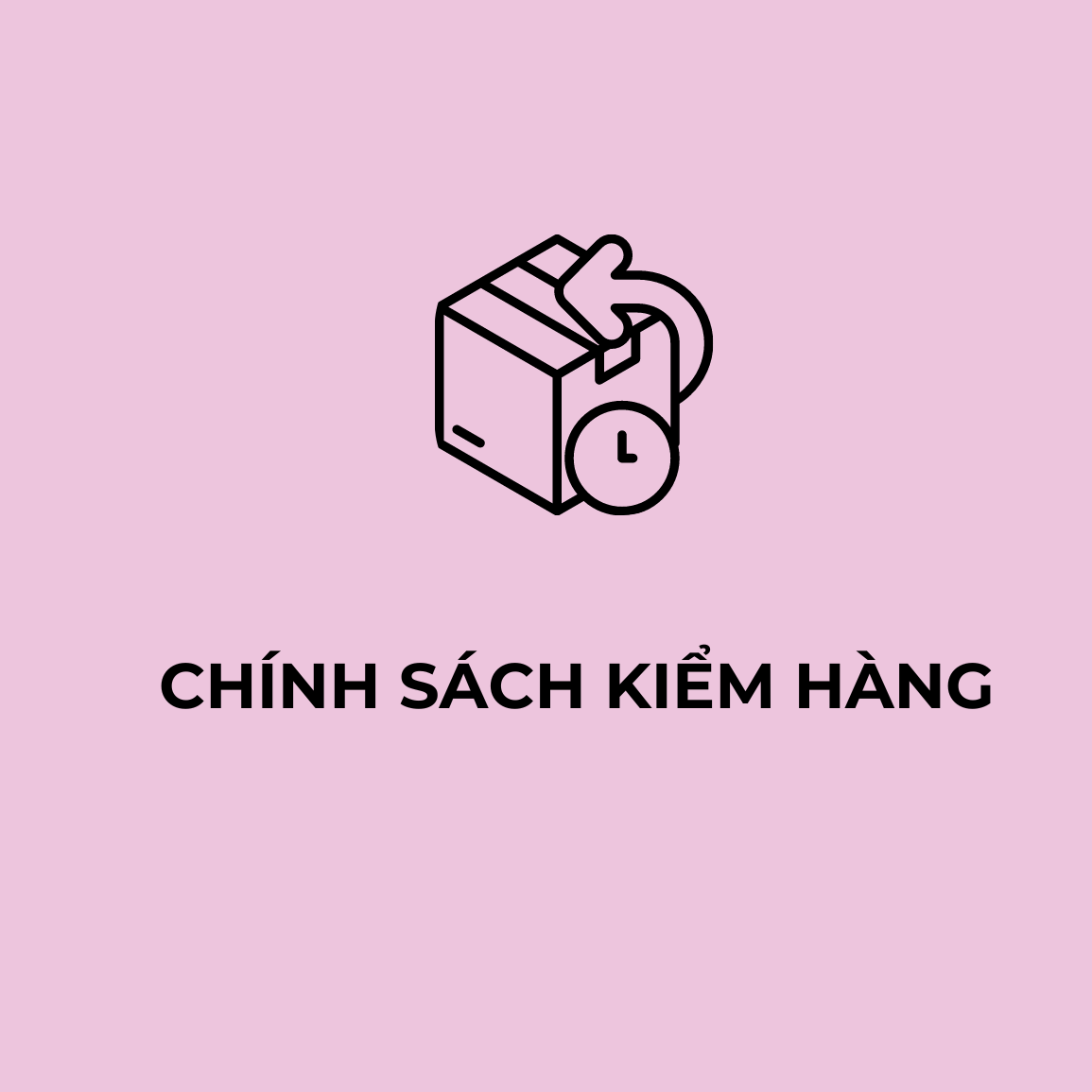 Chính sách kiểm hàng