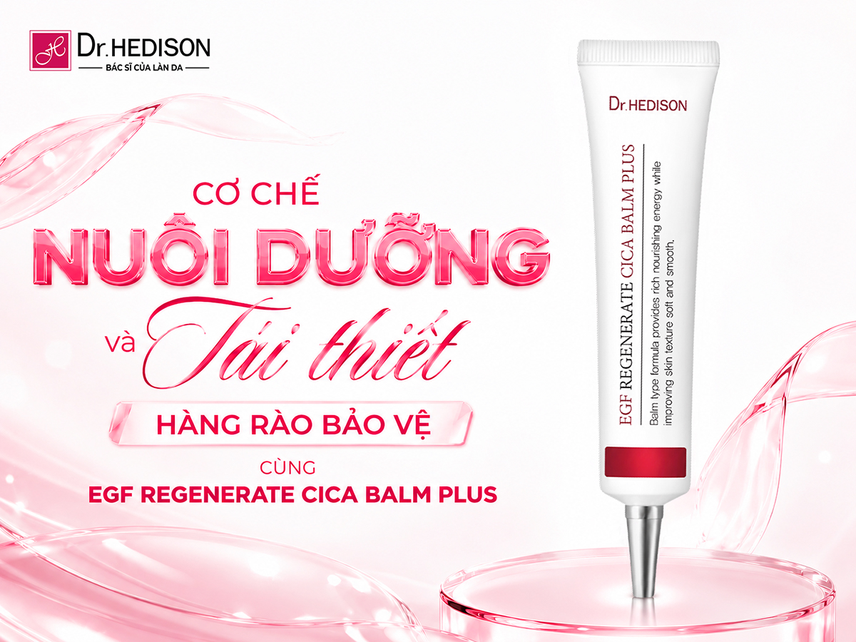 Giải Pháp Phục Hồi Da Sau Treatment EGF Regenerate Cica Balm Plus