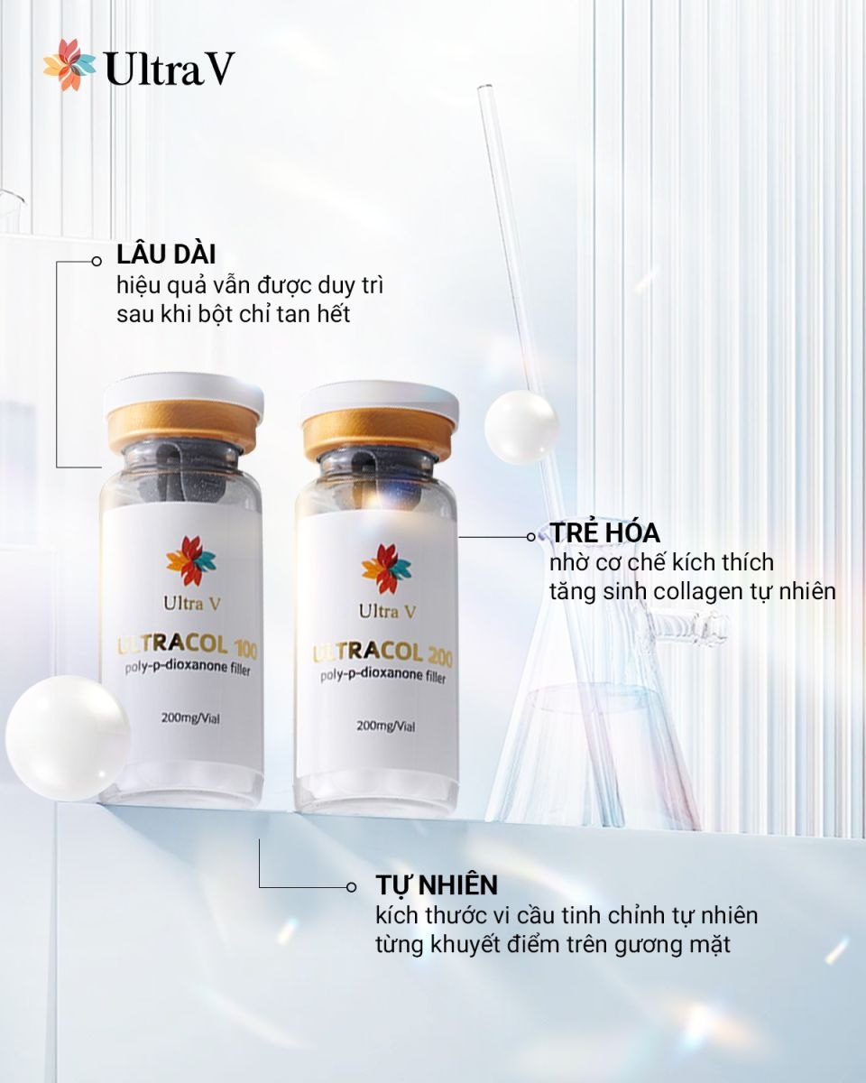 Bột chỉ PDO tăng sinh collagen, săn chắc, nâng cơ ULTRA V ULTRACOL 100